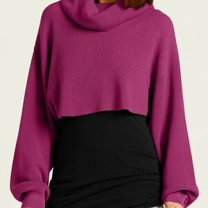Women's Magenta Sweater